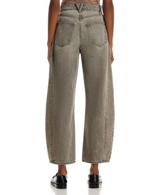 Ryder High Rise Barrel Jeans in Volcanic Dust