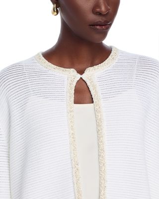 Contrast Trim Cardigan