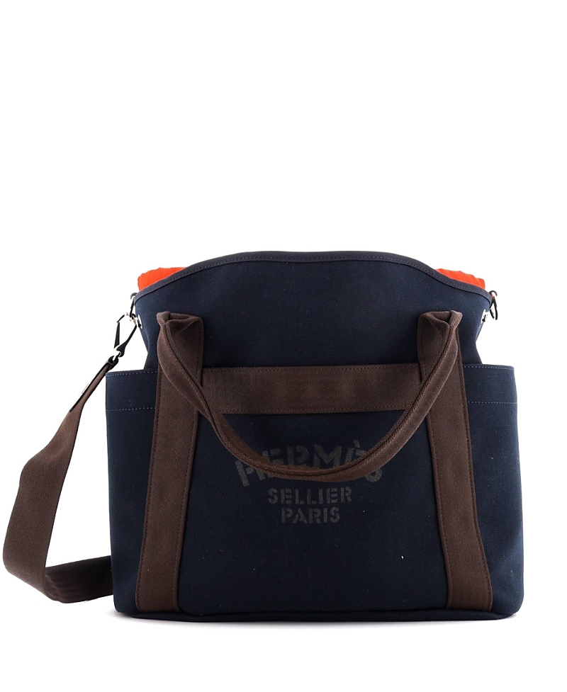 Pre-owned Pre-owned Hermes Hermes Sac De Pansage Groom Handbag Canvas In Multi