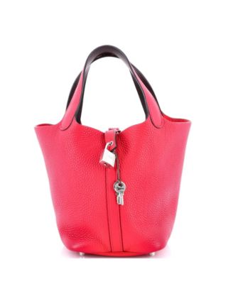 Pre-Owned HERMÈS - PM Eclat Picotin Lock Bag Clemence with Swift