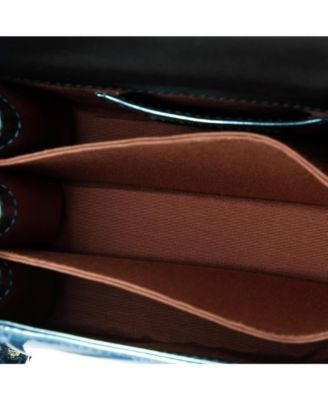 Small Serpenti Forever Square Shoulder Bag Metallic Leather