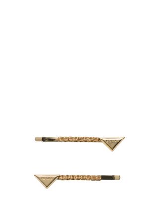 Embellished Brass Hair Clip