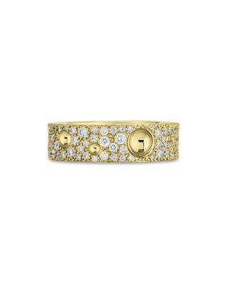 Roberto Coin - 18K Yellow Gold Pois Moi Diamond Luna Ring