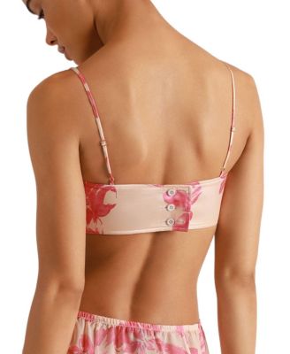  Papillon ET Orchidee Silk Lounge Bandeau Top