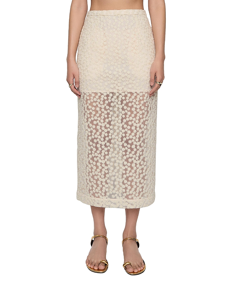 Rebecca Minkoff Jaci Lace Midi Skirt