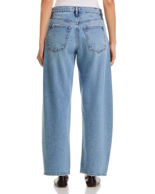 Low Slung Barrel Jeans in Dollhouse