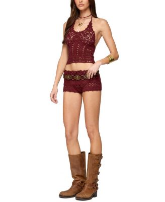 Kelani Crochet Halter Top