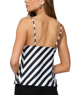 Nix Striped Split Front Top