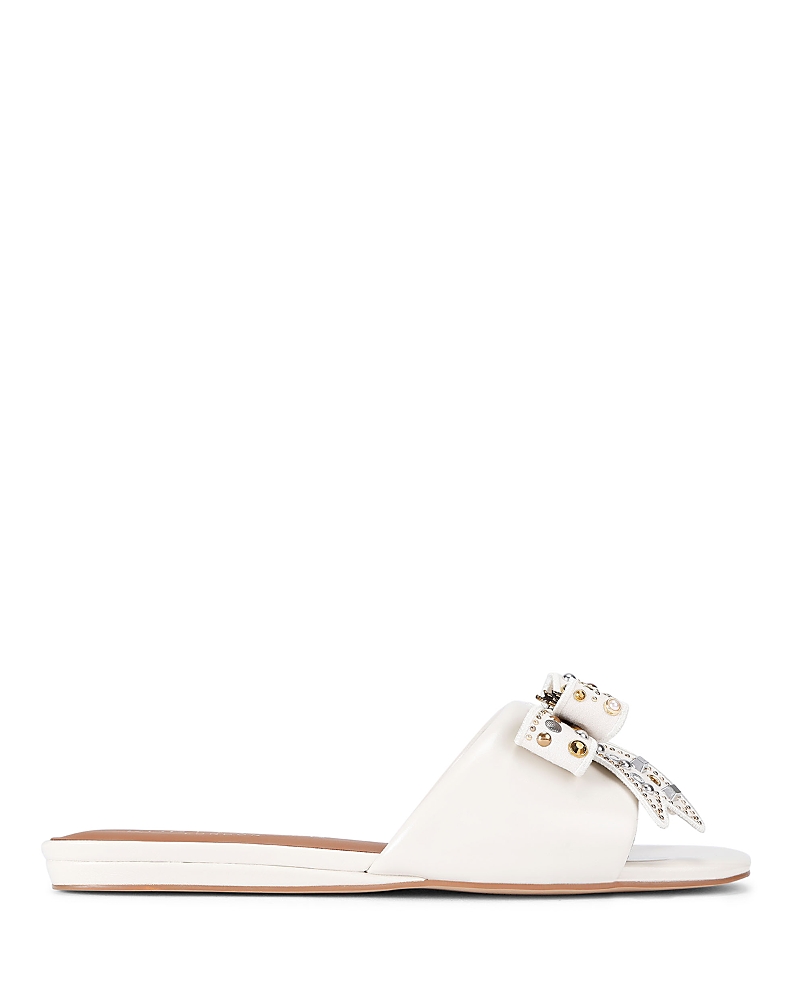 KURT GEIGER WOMEN'S KENSINGTON BOW SLIDE SANDALS