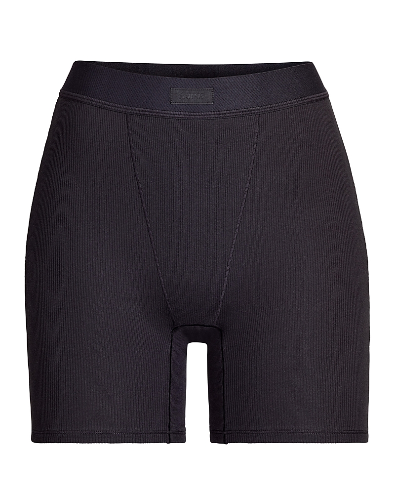 Skims Cotton Rib Boxer Shorts