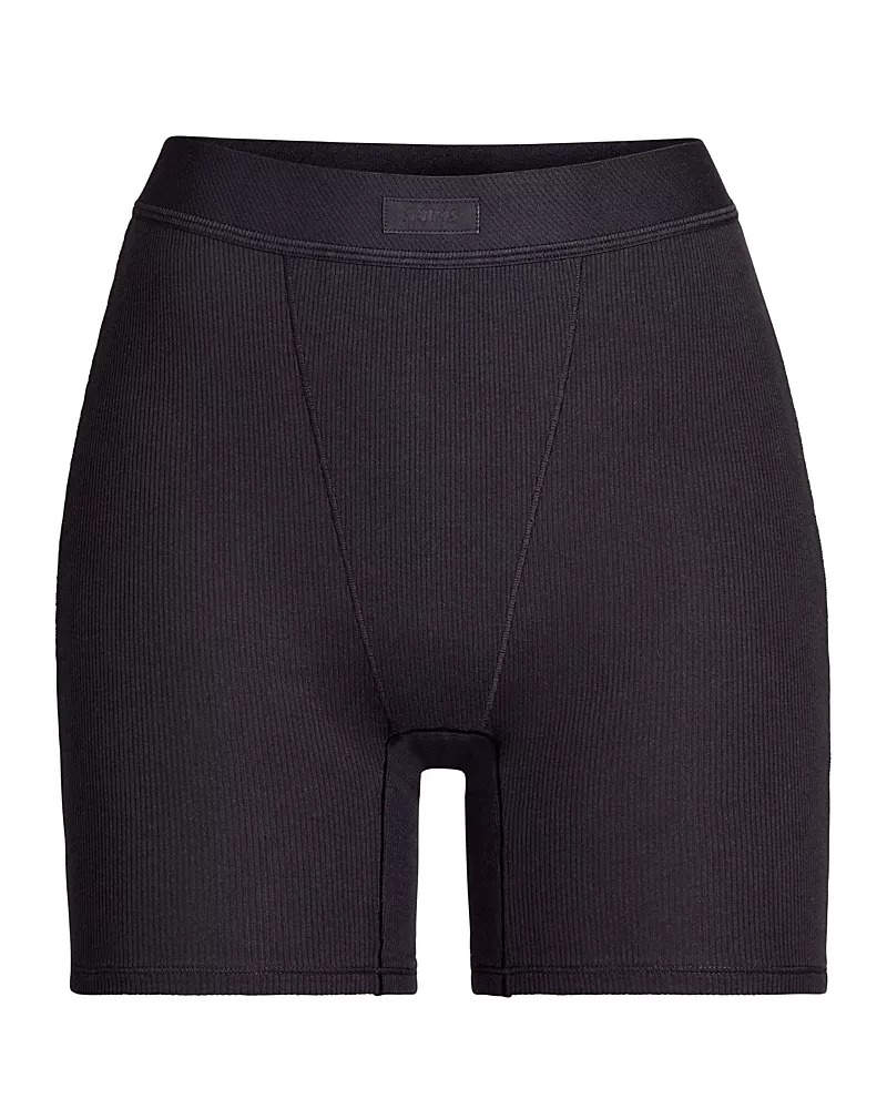 Skims Cotton Rib Boxer Shorts