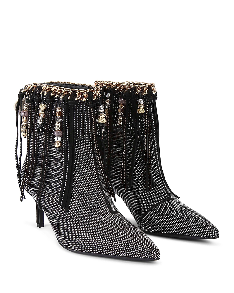Kurt Geiger London Fringe Pointed Toe Boot In Multi