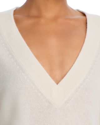 100% Cashmere V Neck Sweater - Exclusive