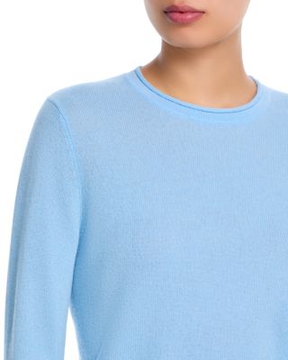 100% Cashmere Rolled Edge Sweater - Exclusive