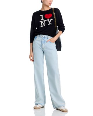 100% Cashmere ILNY Crewneck Sweater - Exclusive