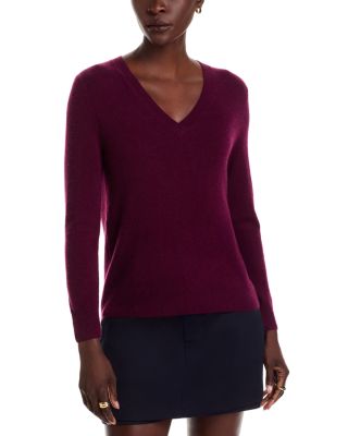 100% Cashmere V Neck Sweater - Exclusive