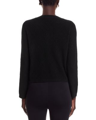 100% Cashmere Crewneck Cardigan Sweater - Exclusive