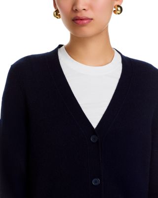 100% Cashmere V Neck Cardigan Sweater - Exclusive