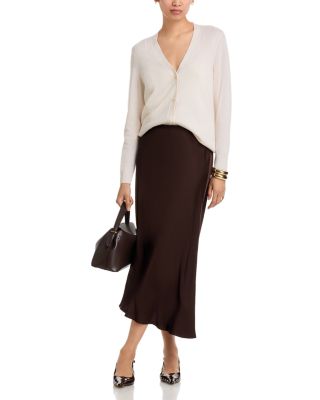 100% Cashmere V Neck Cardigan Sweater - Exclusive