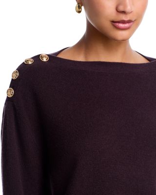 Cashmere Boat Neck Sweater - Exclusive