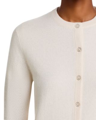 Cashmere Crewneck Cardigan Sweater - Exclusive