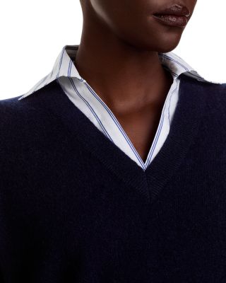 Layered Look Cashmere Sweater - Exclusive