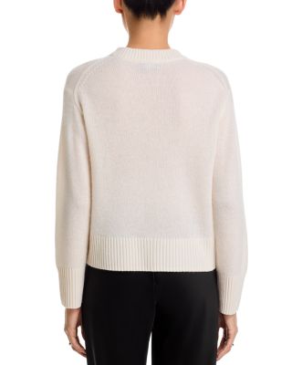 100% Cashmere Boxy Crewneck Sweater - Exclusive