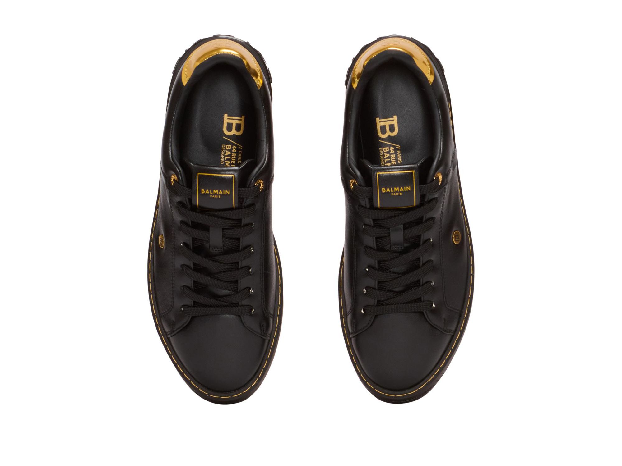 Women's B-Court Trainers in Calfskin — Image 3