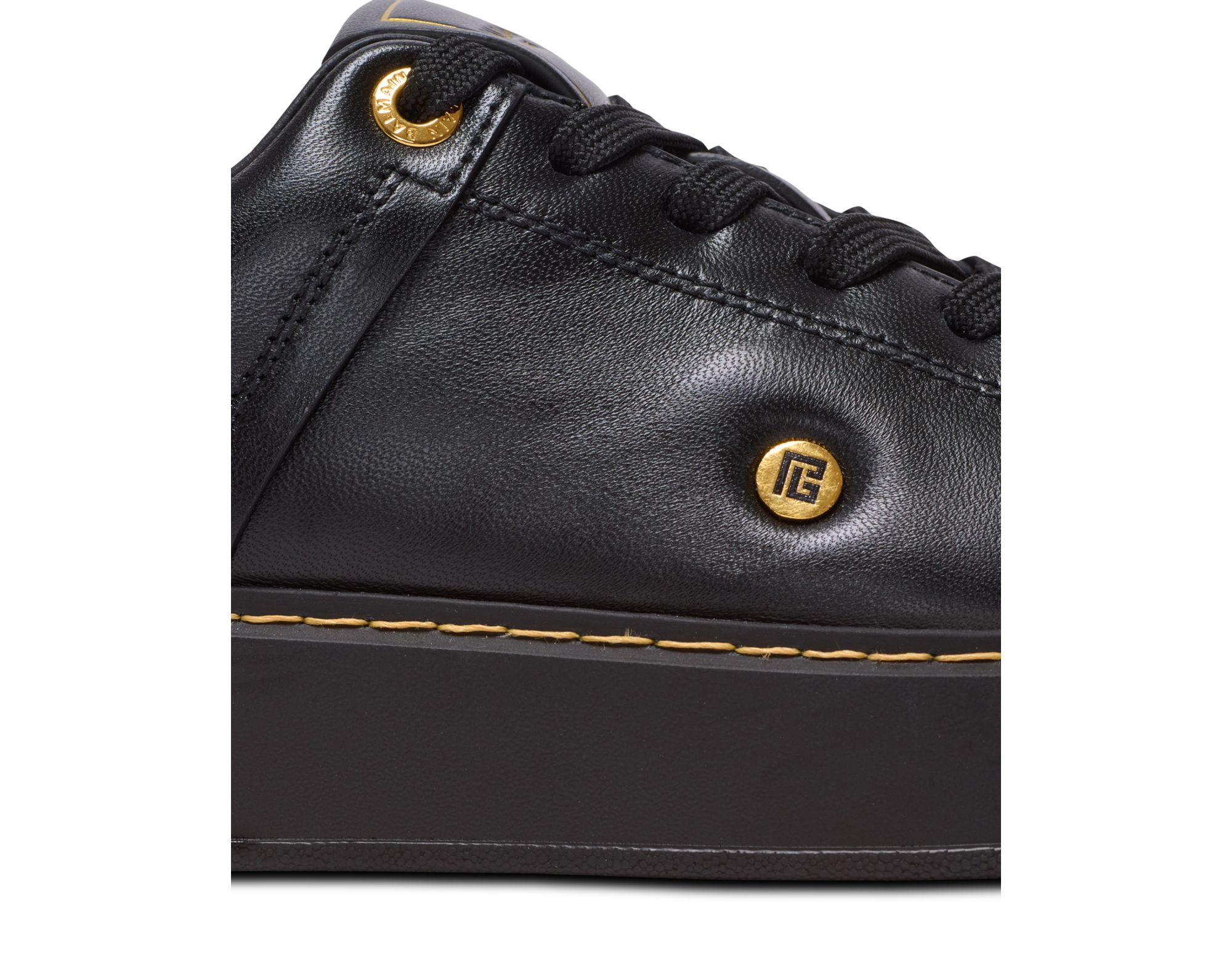 Women's B-Court Trainers in Calfskin — Image 9