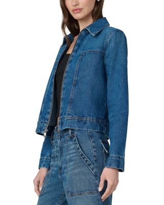 Denim Boxy Zip Jacket
