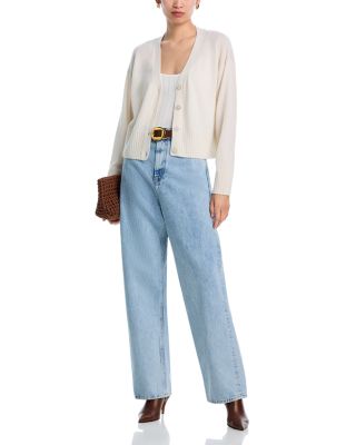 100% Cashmere V Neck Cardigan - Exclusive