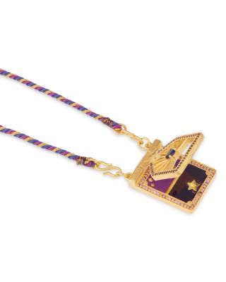 Sesame Talisman Thread Necklace, 25.6"