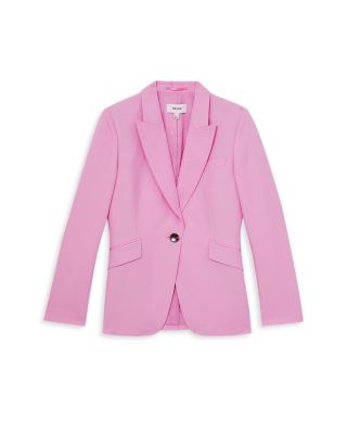 Raine Single Button Linen Suit Jacket