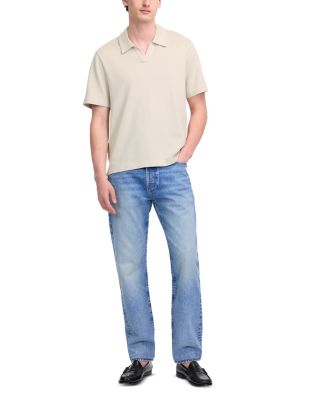 Johnny Collar Polo in Heavyweight Mesh