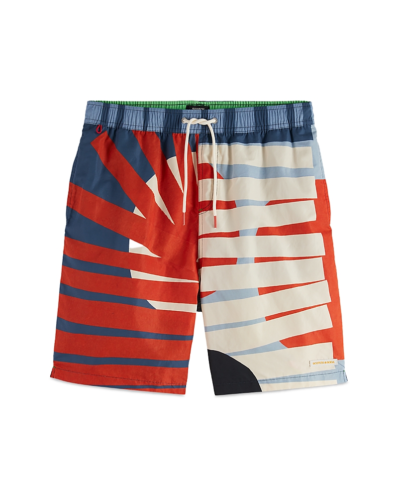 Scotch & Soda Regular Fit 8 Swim Trunks In Multi