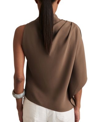 Elle One Shoulder Drape Top