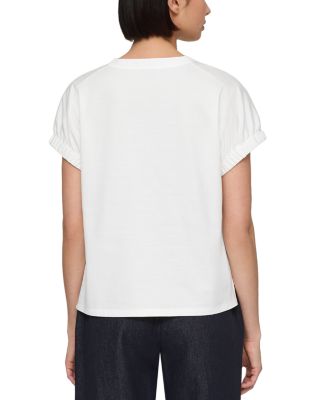 Gathered Cuff Dolman Tee