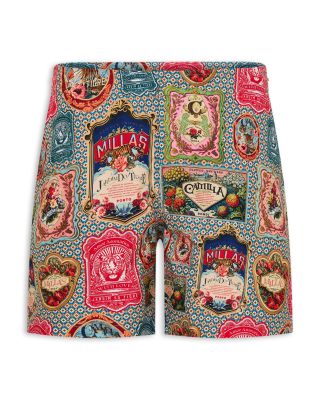 Camilla - Mid Length Printed 12" Board Shorts