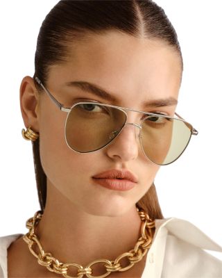 The Duke Aviator Sunglasses, 57mm
