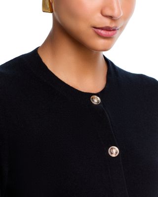 100% Cashmere Crewneck Cardigan - Exclusive