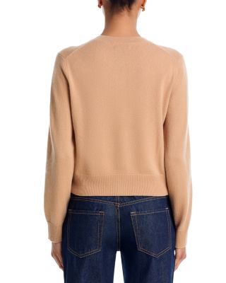 100% Cashmere Crewneck Cardigan - Exclusive