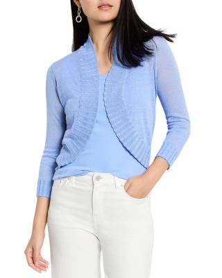 Bolero Linen Blend Cardigan Sweater