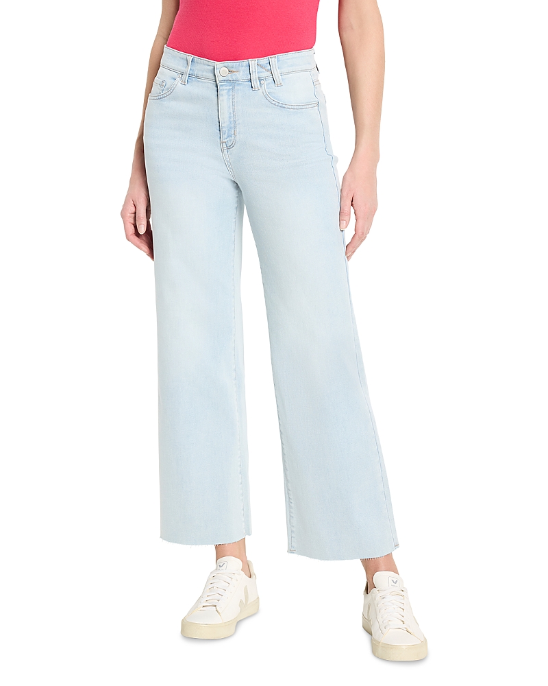 Nic+Zoe Weekend High Rise Wide Leg Jeans in Bluestone