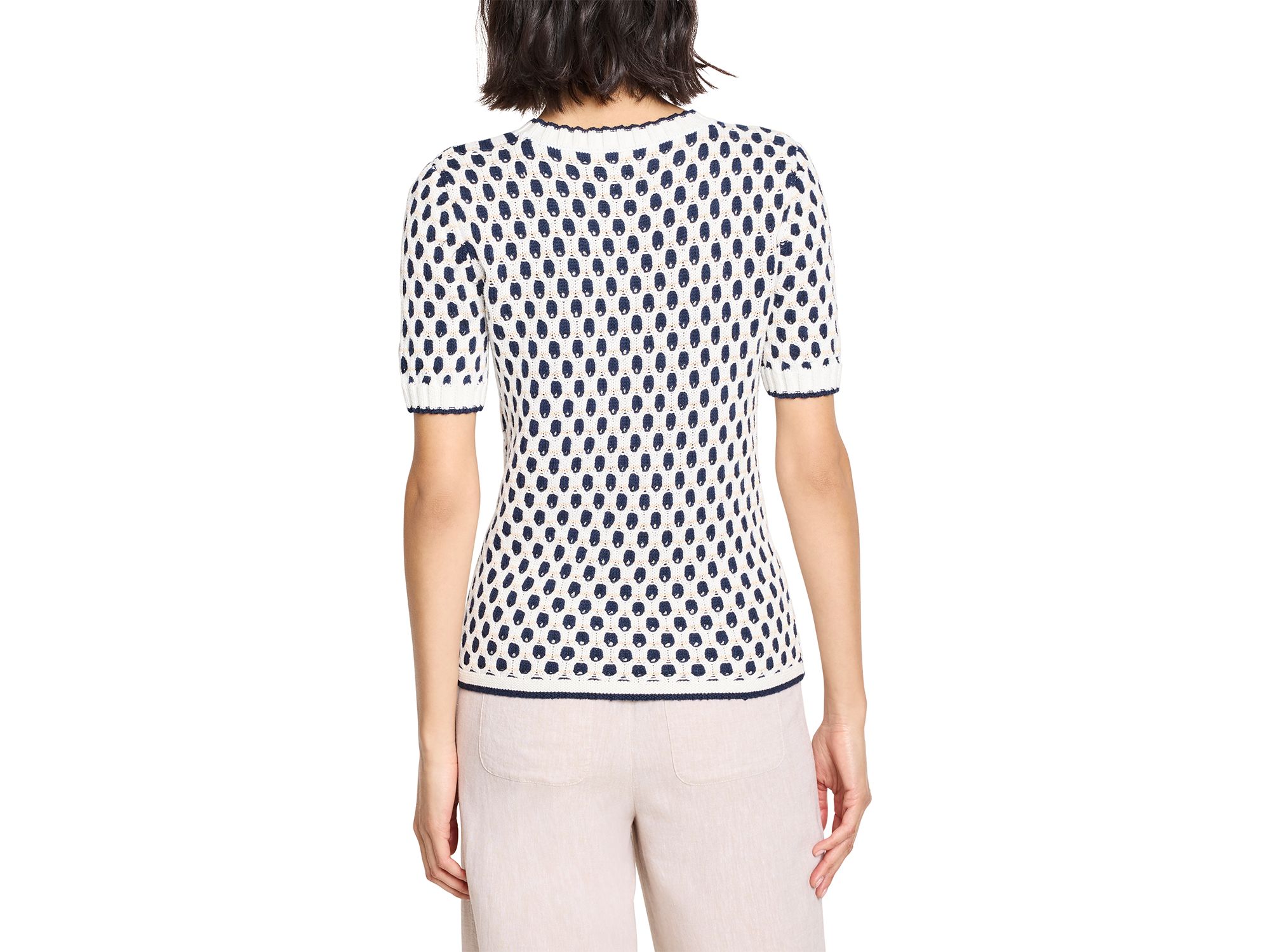 Geo Tuck Stitch Sweater — Image 3