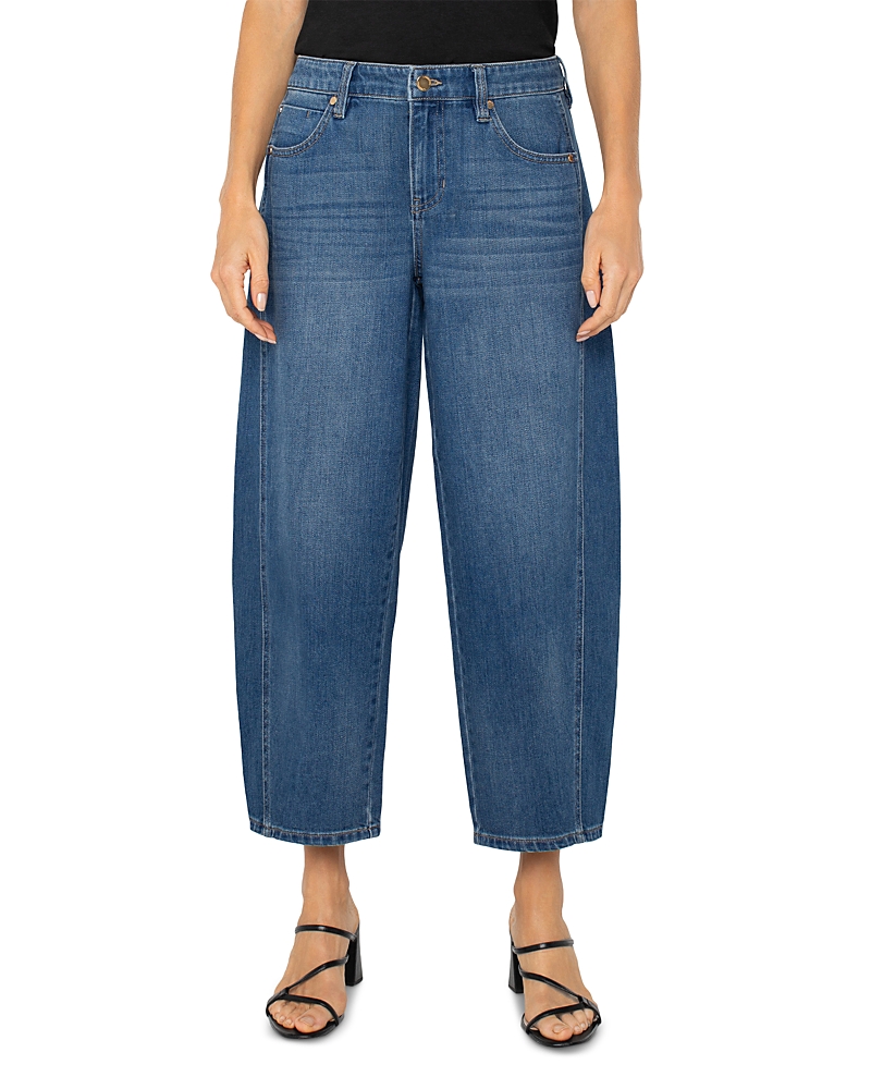 Liverpool Los Angeles Mid Rise Barrel Jeans in Hartzell