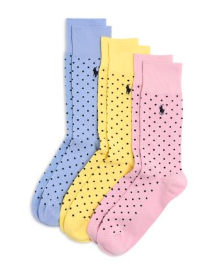 Polo Ralph Lauren - Dot Crew Socks, Pack of 3