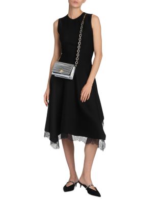 Small Skull Leather Crossbody Bag