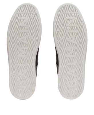  Men's B-Court Printed Calfskin Trainers Sneakers