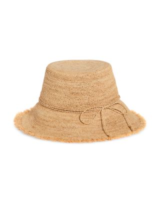 Hat Attack - Packable Raffia Bucket Hat