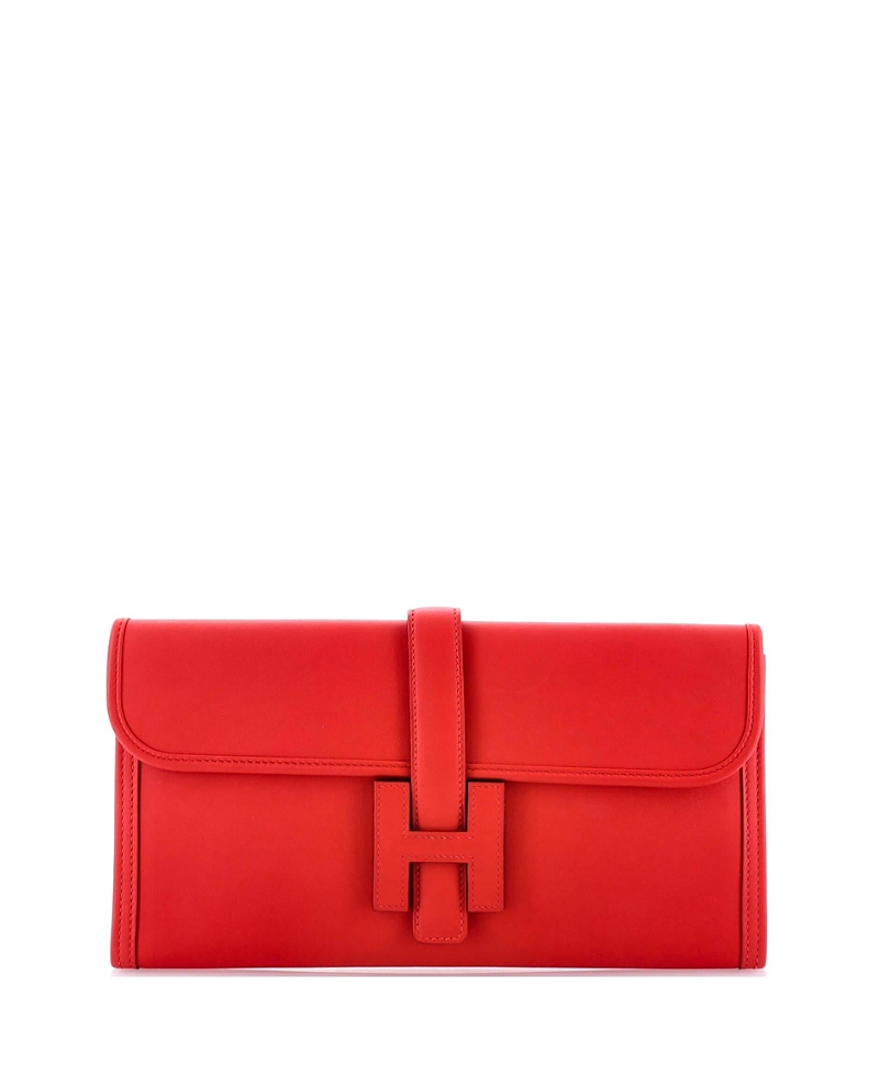PRE-OWNED HERMES PRE-OWNED HERMES 29 JIGE ELAN CLUTCH SWIFT